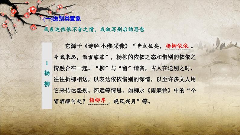 新高考语文专题08 诗歌鉴赏常见意象-2021年高考语文必备知识微积累课件PPT02