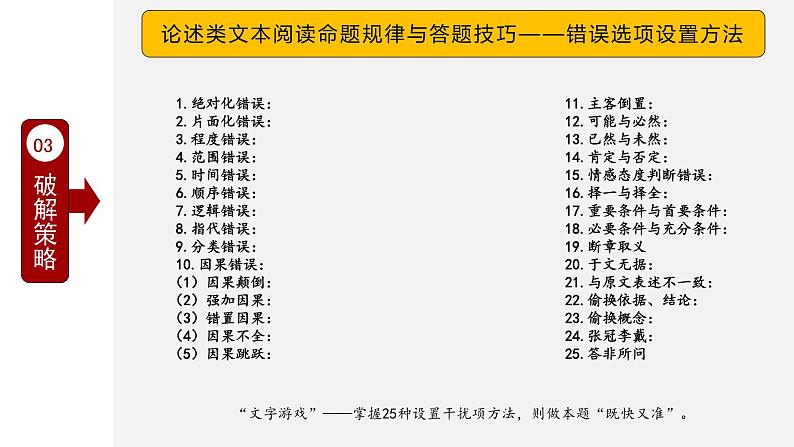 2023届高考语文复习-论述类文本阅读文意判断选择题专项突破 课件第5页