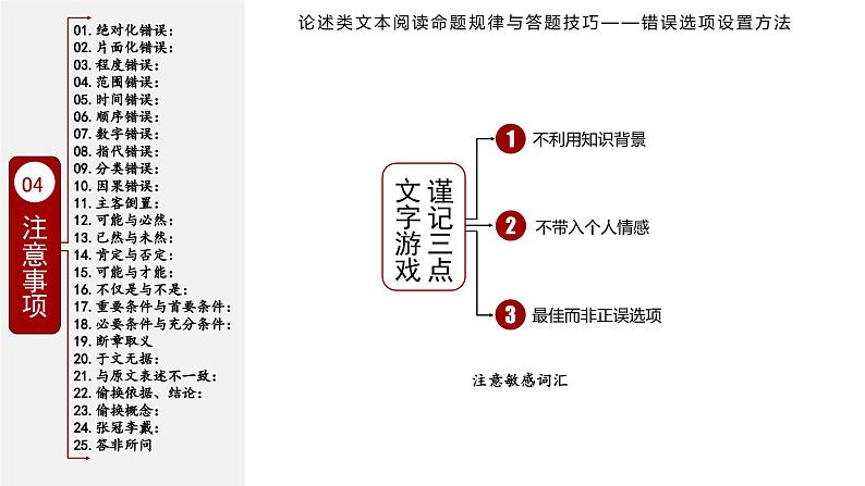 2023届高考语文复习-论述类文本阅读文意判断选择题专项突破 课件第7页
