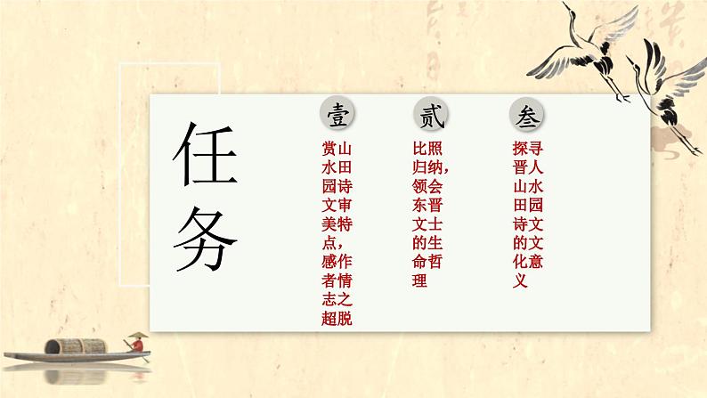 纵情山水,乘化归尽——《归去来兮辞并序》《兰亭集序》群文阅读-高二语文素质教育精讲课件(统编版选择性必修下册)第3页