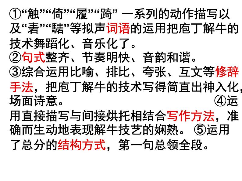 1.1.3庖丁解牛部编版高中语文选修下册课件第7页