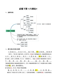 《六国论》——【期末必备】高中语文全册课内文言文复习学案（统编版）