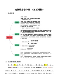 《屈原列传》——【期末必备】高中语文全册课内文言文复习学案（统编版）