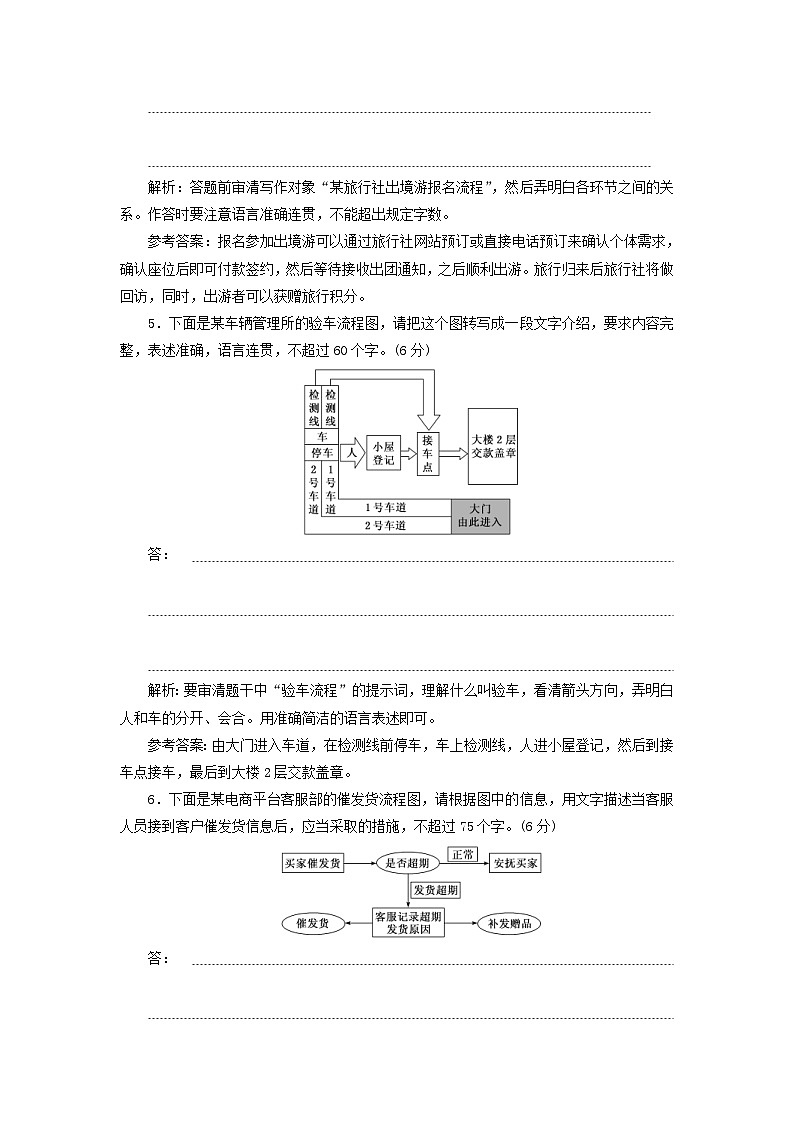 高考语文一轮复习第一板块“图文转换”配套检测提能训练一含解析第3页