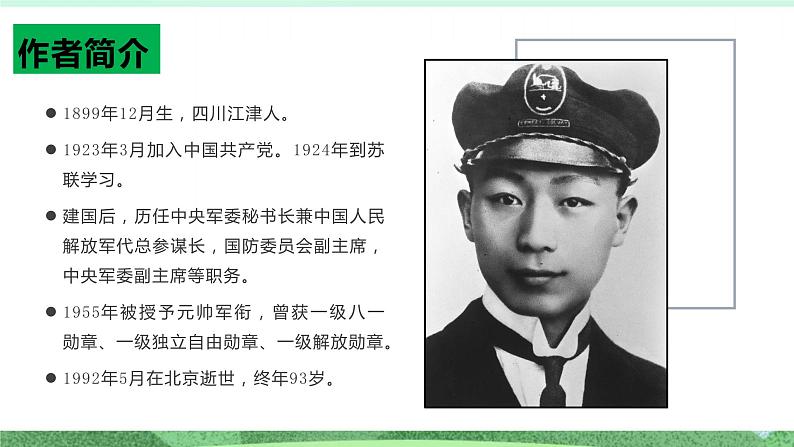 统编版高中语文选择性必修上册2.2《大战中的插曲》课件第5页