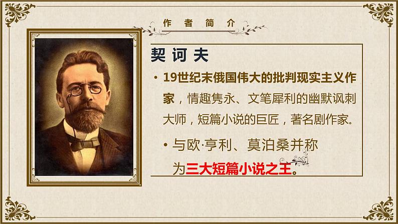 统编版高中语文-必修下册- 装在套子里的人(精品课件)第3页