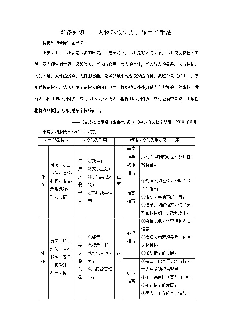 高考语文复习-- 学案9 分析概括形象——因形悟神,立象尽意第3页