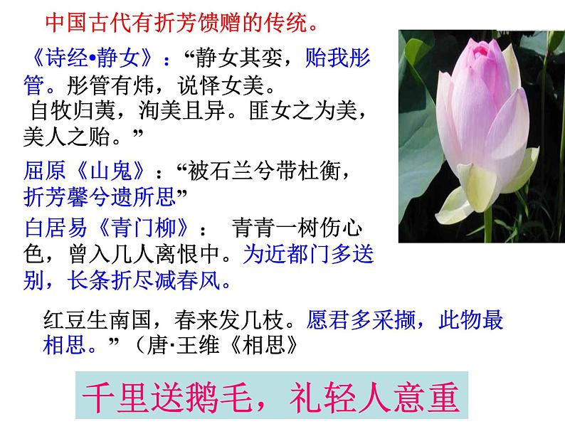 古诗词诵读《涉江采芙蓉》课件2023-2024学年统编版高中语文必修上册第1页
