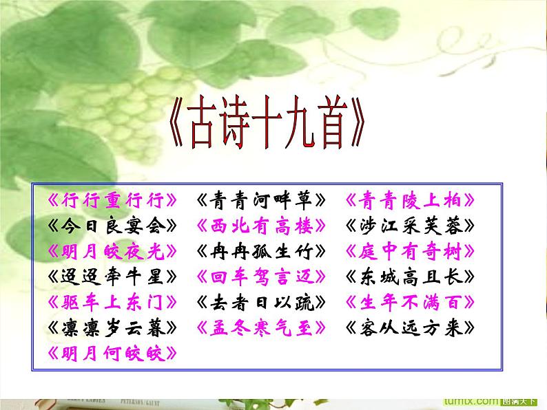 古诗词诵读《涉江采芙蓉》课件2023-2024学年统编版高中语文必修上册第6页