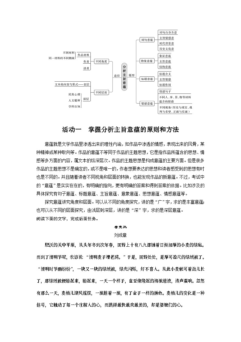 高考语文复习--学案18 分析主旨意蕴——立足文本,思考深广第2页