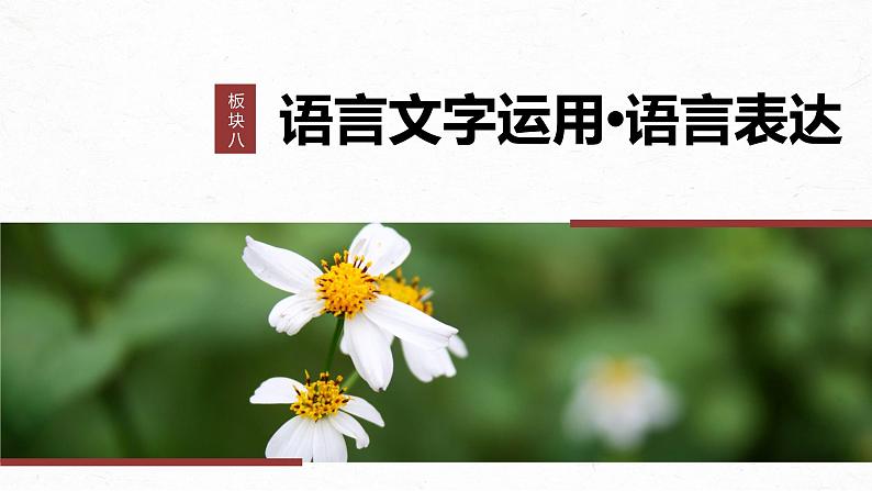 高考语文一轮复习-- 语言表达 课时77 掌握语句扩展和语言简明、准确、鲜明、生动要求——关注情境,满足要求(精品课件)第1页