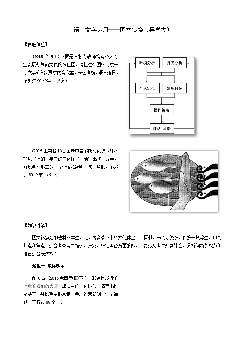 专题11 图文转换（导学案）-备战2024年新高考一轮复习讲堂之语言文字运用