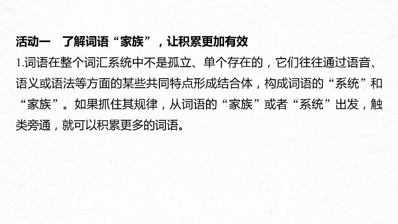 统编版高中语文必修上册--第八单元 课时1 丰富词语积累(精品课件)第4页
