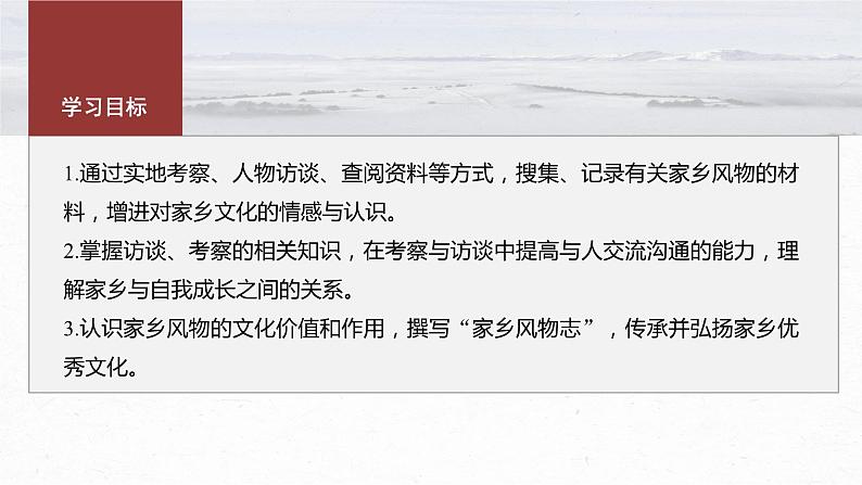 统编版高中语文必修上册--第四单元 课时1 记录家乡的人和物(精品课件)第3页
