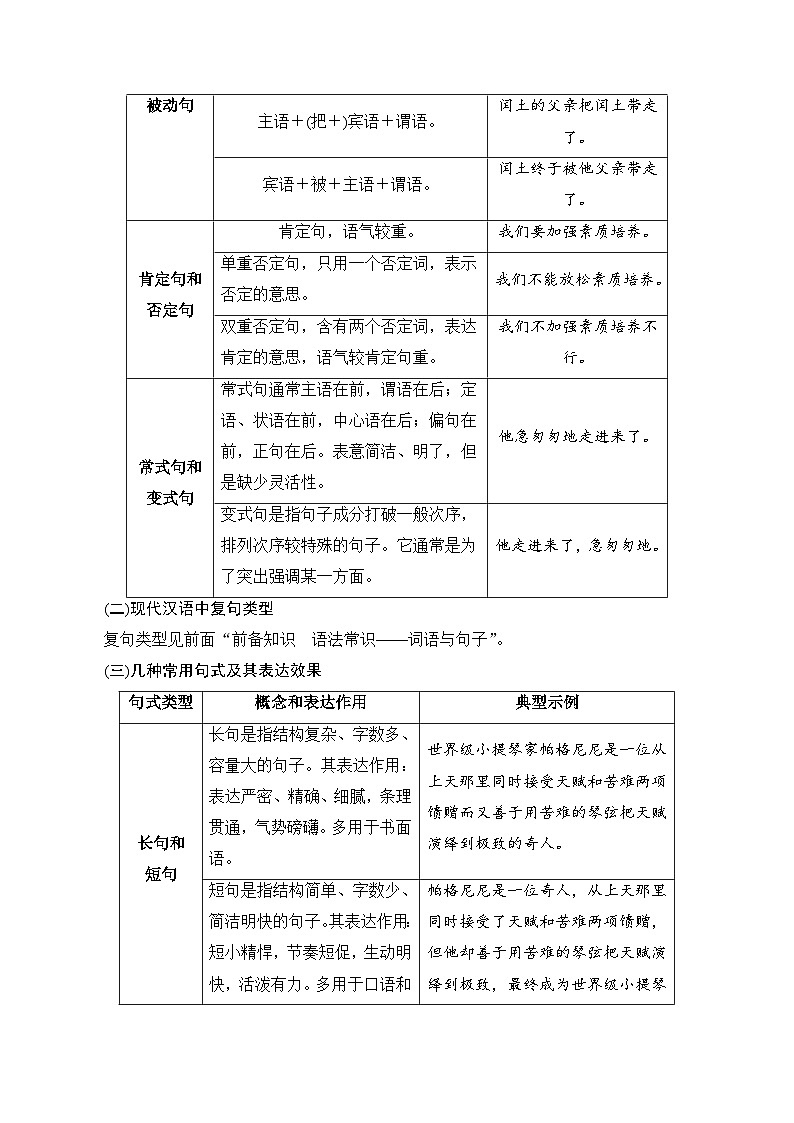 专题八:语言连贯之语句衔接(语句复位)-备战2024年高考语文一轮复习一本通(全国通用)原卷版第2页