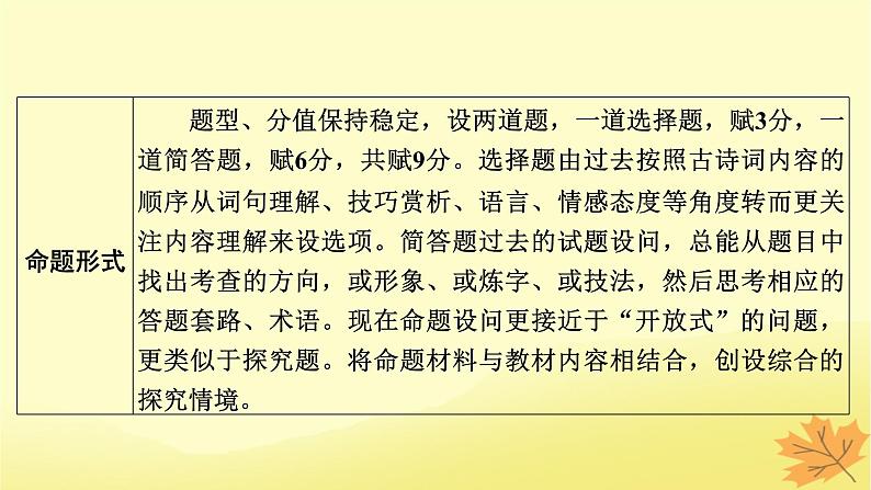 2024版高考语文一轮总复习第6章古代诗歌阅读课件第6页