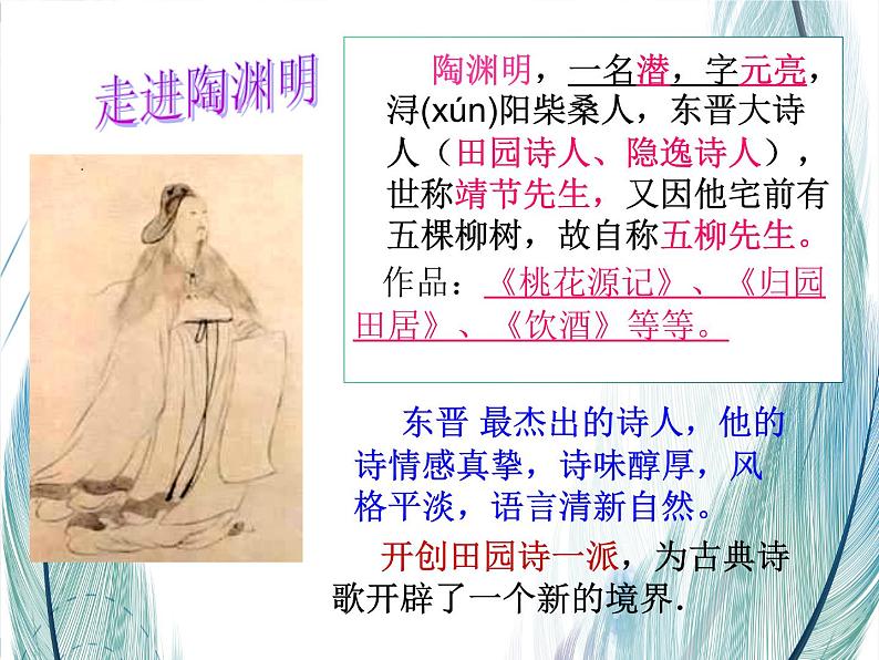 【中职专用】高中语文 人教版 基础模块上册 13《归园田居》(其一)课件03