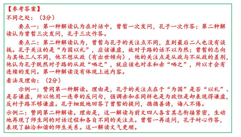 2015年-2023年北京卷高考名著《论语》阅读试题解析课件PPT05