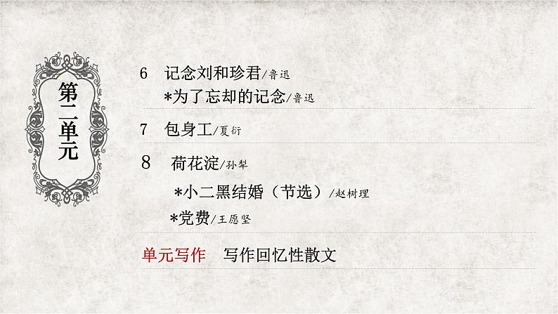 8.2小二黑结婚 党费(第1课时)课件PPT01