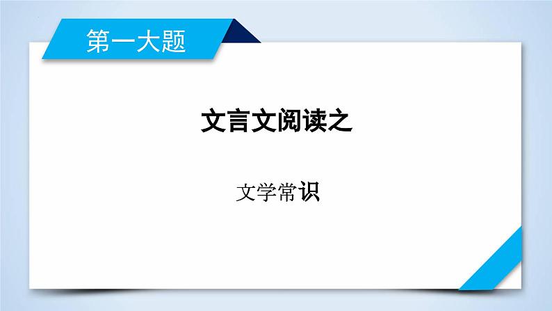 专题06 文言文文学常识解题指导-2023年高考二轮复习专题精讲精练课件PPT第1页