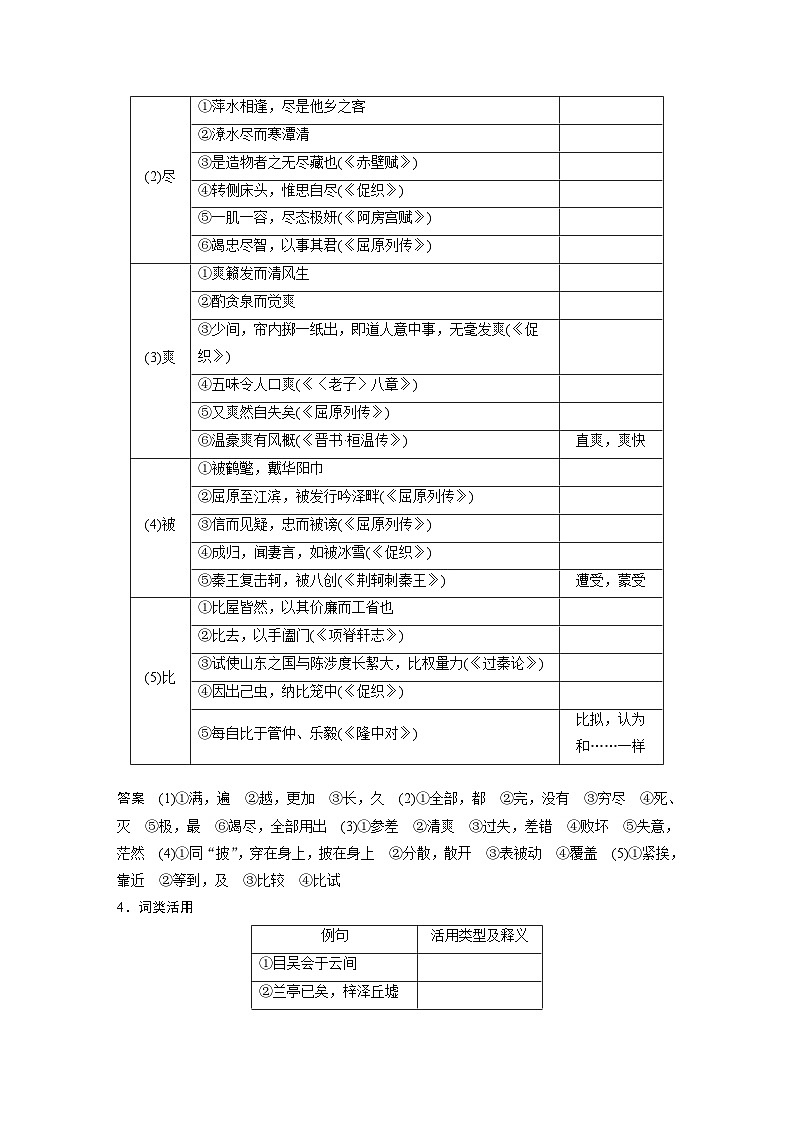 高考语文一轮复习课时练习 板块5 第1部分 教材文言文复习 课时39 《滕王阁序》《黄冈竹楼记》(含解析)第2页