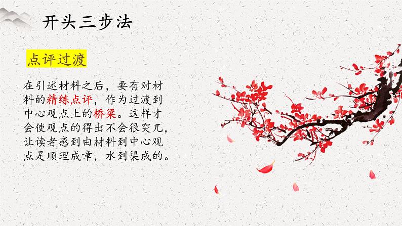 2024届高考作文复习:高中议论文开头段写作 课件第6页
