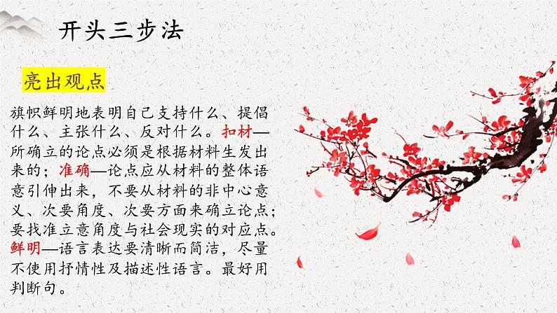 2024届高考作文复习:高中议论文开头段写作 课件第7页