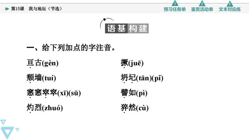 统编版高中语文必修上册 第7单元 进阶1 第15课　我与地坛（节选）（课件+练习+素材）05