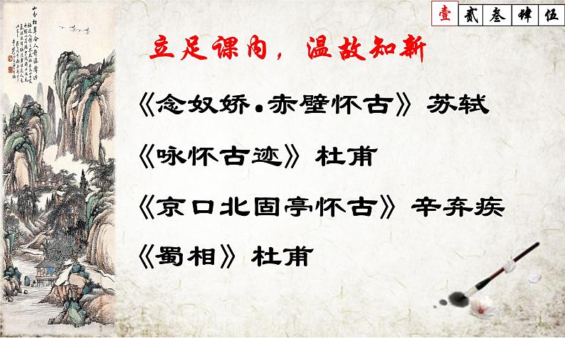 2024届高考专题复习:咏史怀古诗 课件第5页