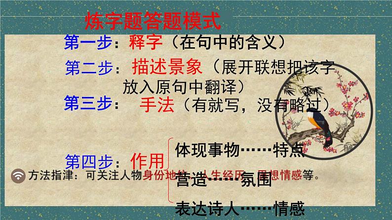 2024届高考专题复习:古代诗歌语言鉴赏 课件第7页