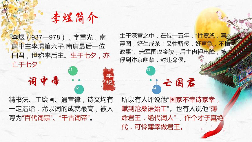 古詩詞誦讀 《虞美人》-高中語文統(tǒng)編版必修上冊(cè)同步課件第3頁