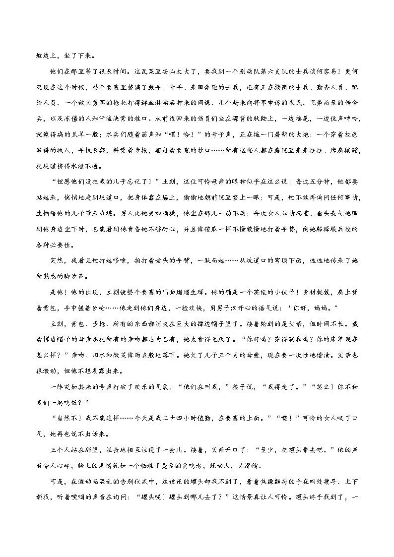 2024年高考语文一轮复习之小说文本考题探究(全国通用)03叙述类题(叙述视角作用)(Word版附解析)第3页