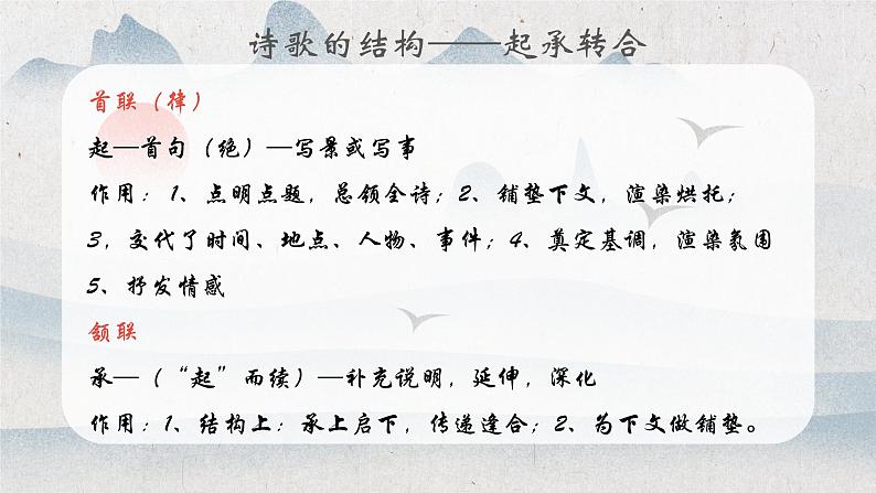 2024届高考语文复习:古诗歌鉴赏 课件第5页