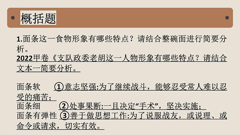 2024届高考语文复习:简答题方法指导 课件第3页