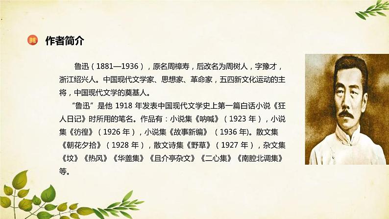 统编版高中语文必修上册 第六单元 第十二课 拿来主义课件第3页