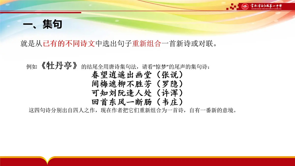 2024届高考语文复习:记叙文议论文集句如何化用名言 课件第2页