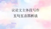 2024届高考语文复习:议论文主体段写作 课件