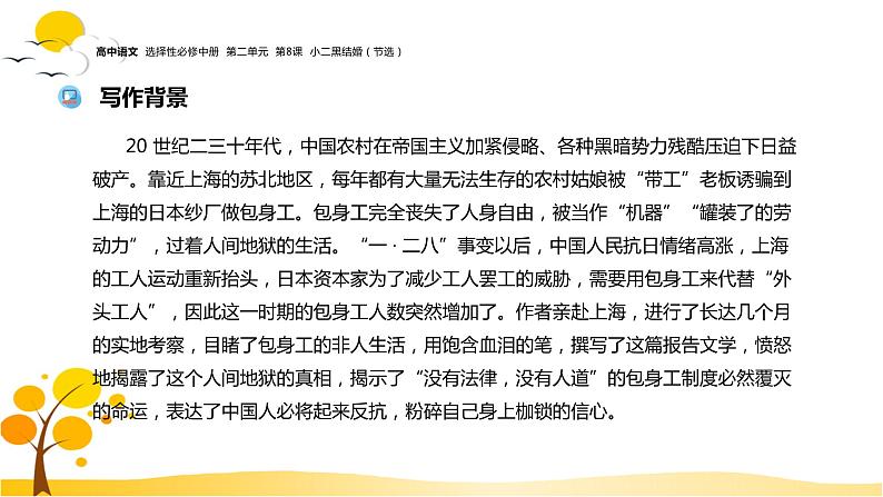 第7课 包身工 课件-人教统编版高中语文选择性必修中册第6页
