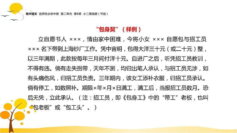 第7课 包身工 课件-人教统编版高中语文选择性必修中册第8页