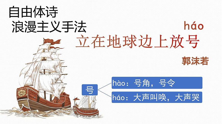 2.2+《立在地球邊上放號(hào)》《峨日朵雪峰之側(cè)》對(duì)比閱讀+課件 2022-2023學(xué)年統(tǒng)編版高中語文必修上冊(cè)第3頁