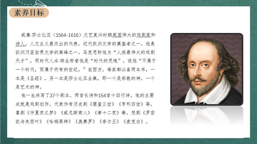6 《哈姆萊特（節(jié)選）》（教學(xué)課件）第4頁