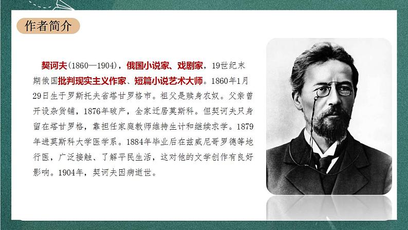 13.2《装在套子里的人》教学课件+教案+学案+分层练习+朗读视频04