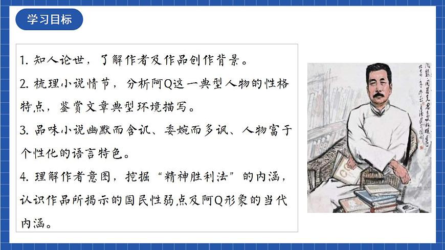 人教統(tǒng)編版高中語(yǔ)文選擇性必修下冊(cè)5.1《阿Q正傳（節(jié)選）》（教學(xué)課件）第3頁(yè)