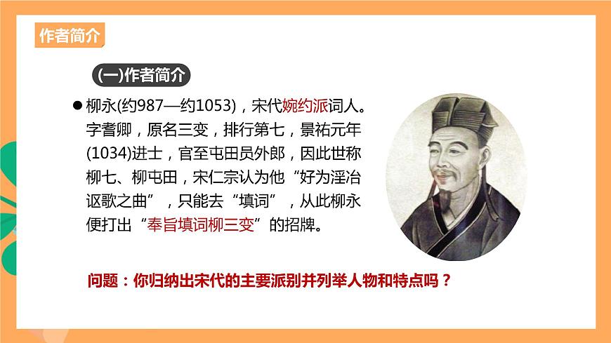 人教統(tǒng)編版高中語文選擇性必修下冊(cè) 4.1《望海潮》（課件）第4頁
