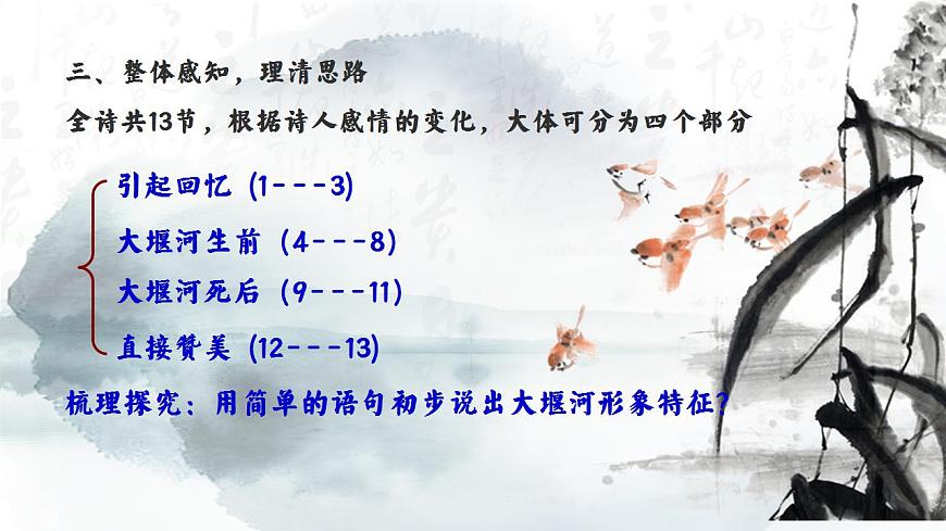 6.1版本1.常規(guī)課《苦與愛，大堰河的生命底色——大堰河——我的保姆》誦讀賞析PPT第5頁