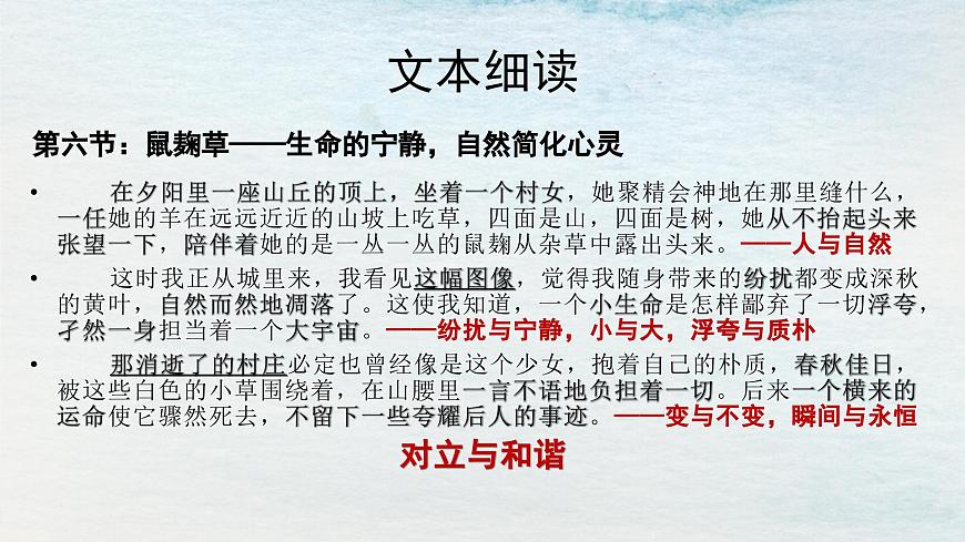 7.1選必下第二單元_一個(gè)消逝了的山村（二）-課件第7頁
