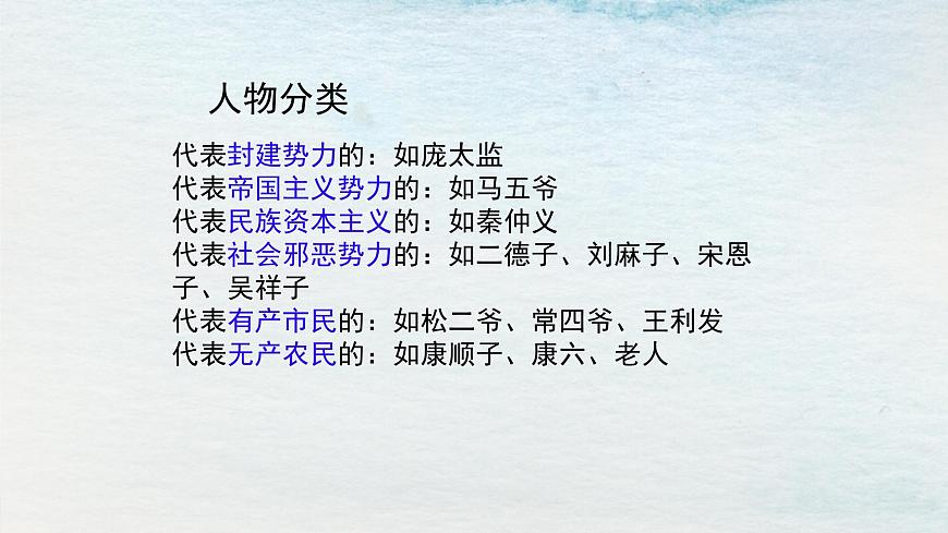 8選必下第二單元_茶館（二）-課件第6頁(yè)