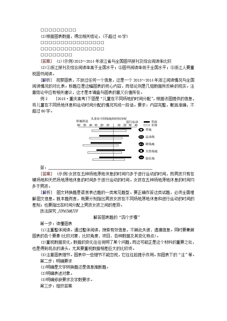 高考语文一轮总复习导学案:图文转换(全国通用含解析)第3页