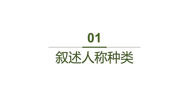2024届高考语文复习:小说叙述视角及其作用 课件第2页
