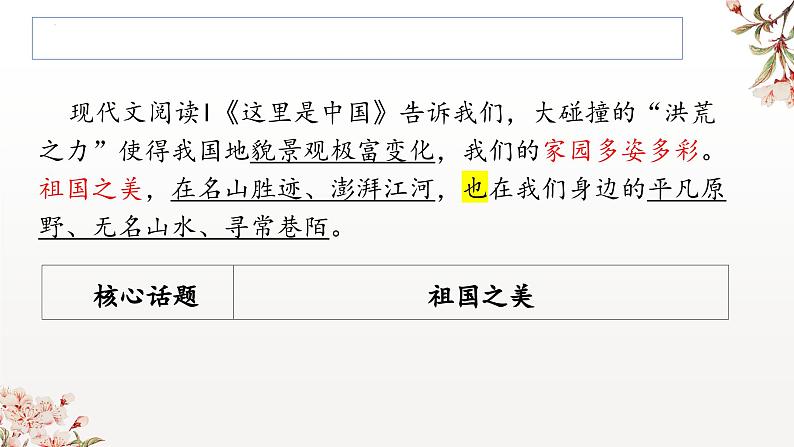 2024届高考语文复习:与阅读关联的读写性作文审题(以合肥一模、安静一下不被打扰、这就是中国为例)课件第8页